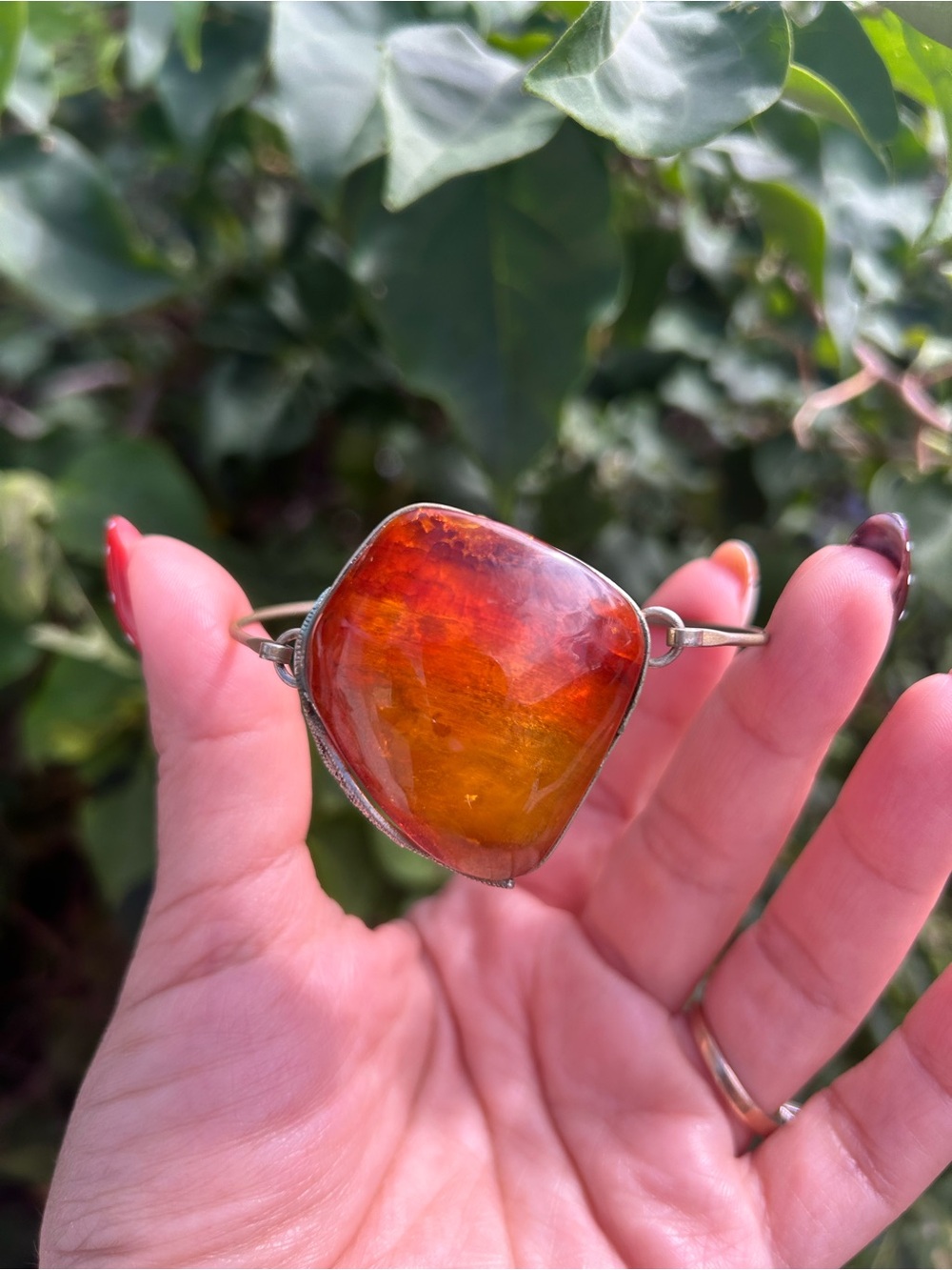 Vintage Baltic amber 7" bracelet